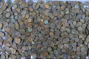 A large quantity of pre-decimal coinage,