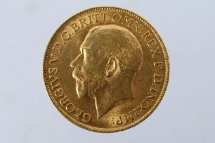 Gold Sovereign - George V sovereign (full), 1912, 8 grams.