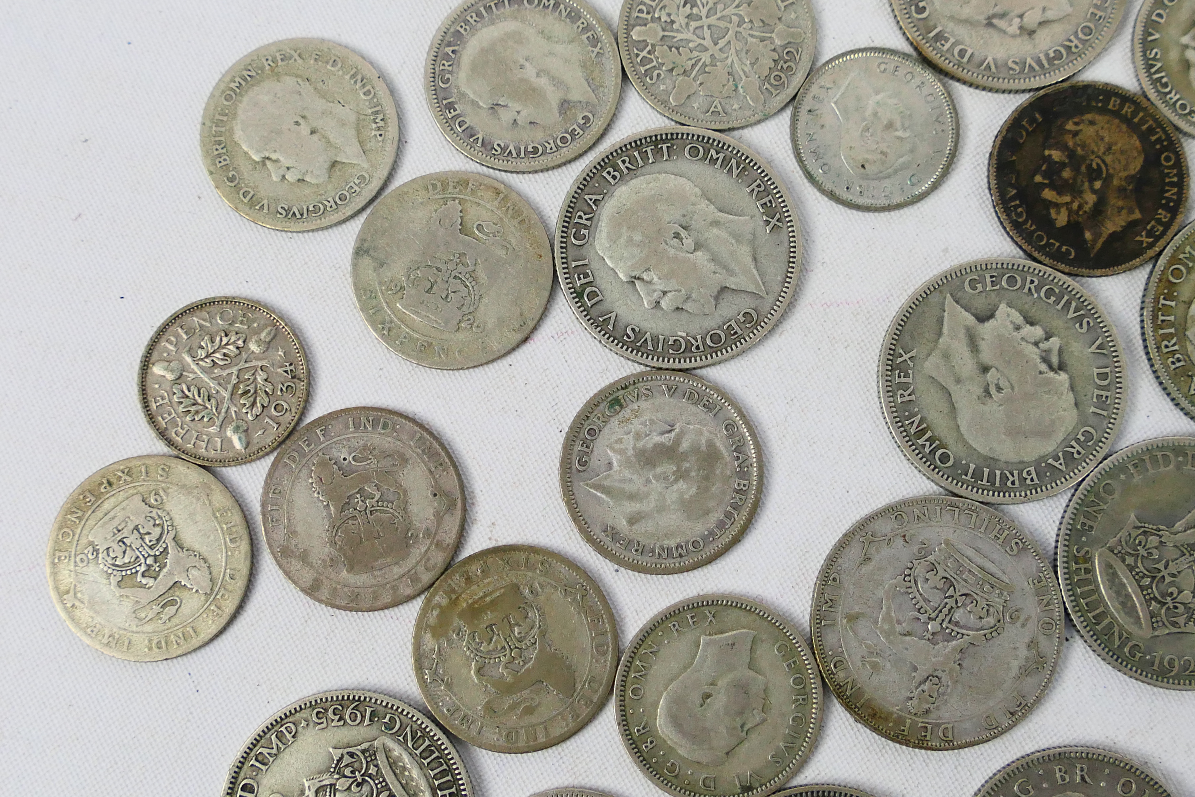 A collection of silver content coins (500 fineness), George V and later, approximately 358 grams. - Bild 8 aus 11