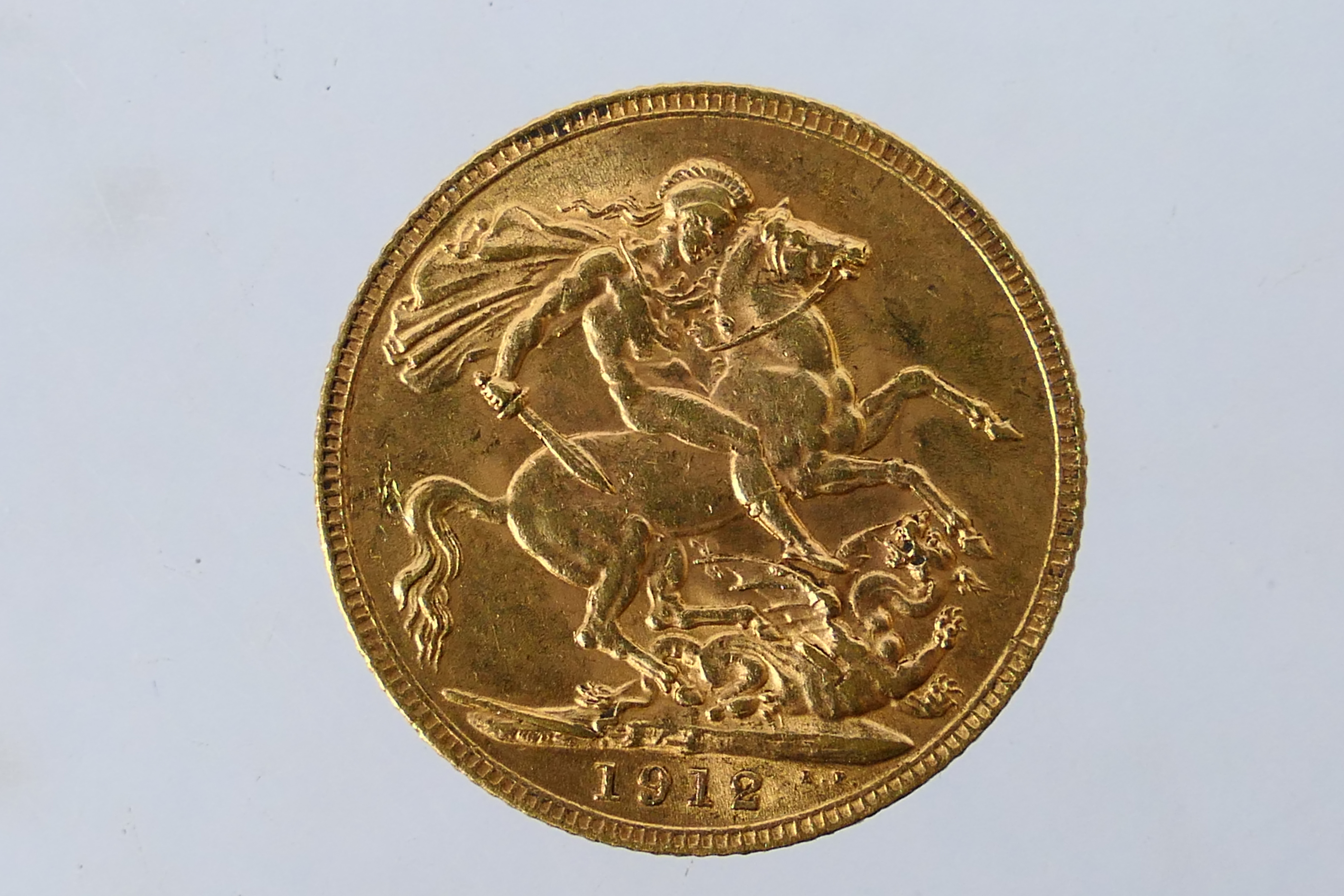 Gold Sovereign - George V sovereign (full), 1912, 8 grams. - Image 2 of 2