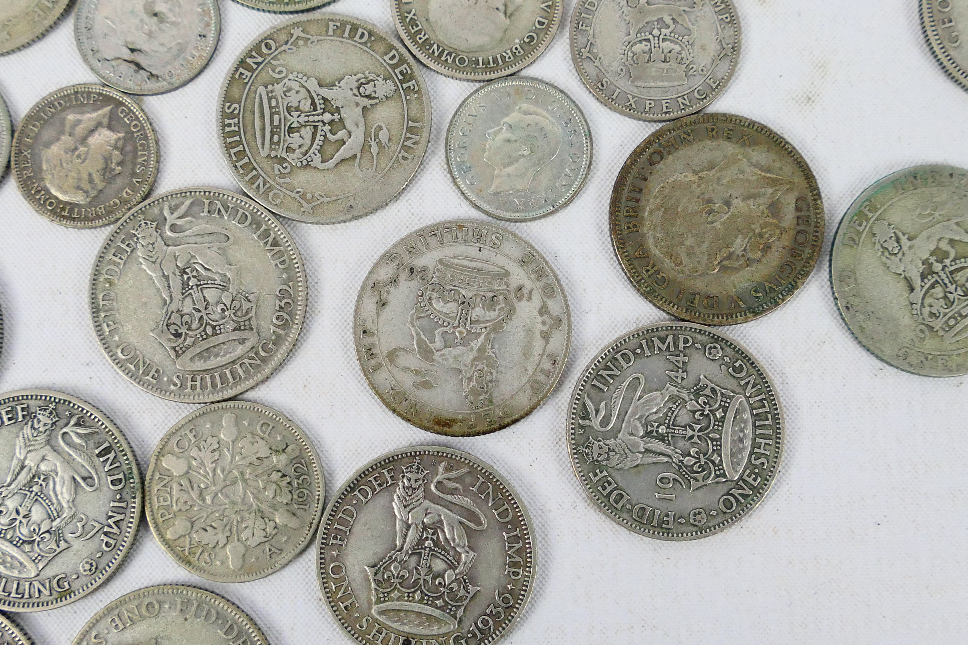 A collection of silver content coins (500 fineness), George V and later, approximately 358 grams. - Bild 11 aus 11
