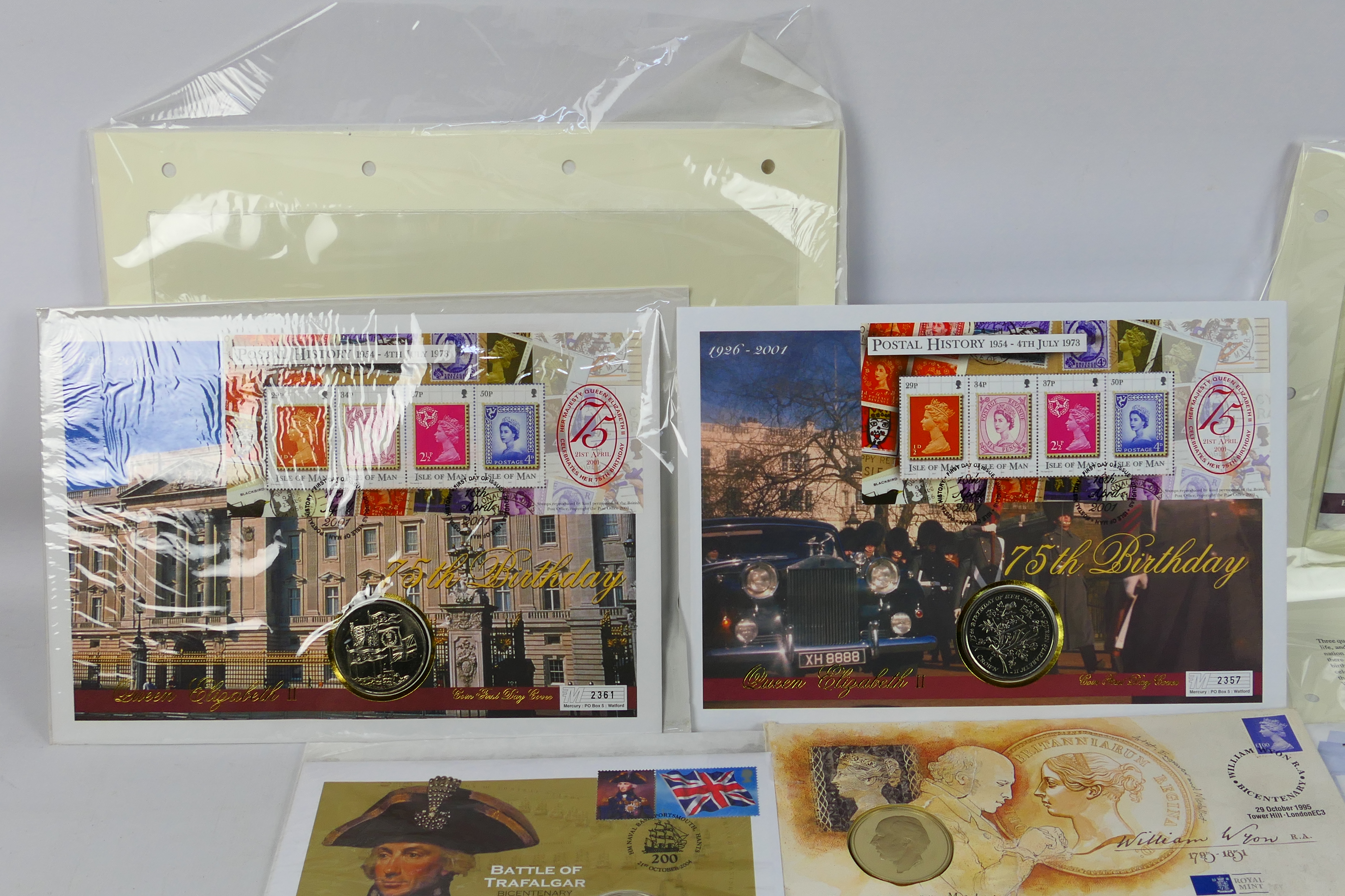 A collection of philatelic numismatic co - Image 2 of 7