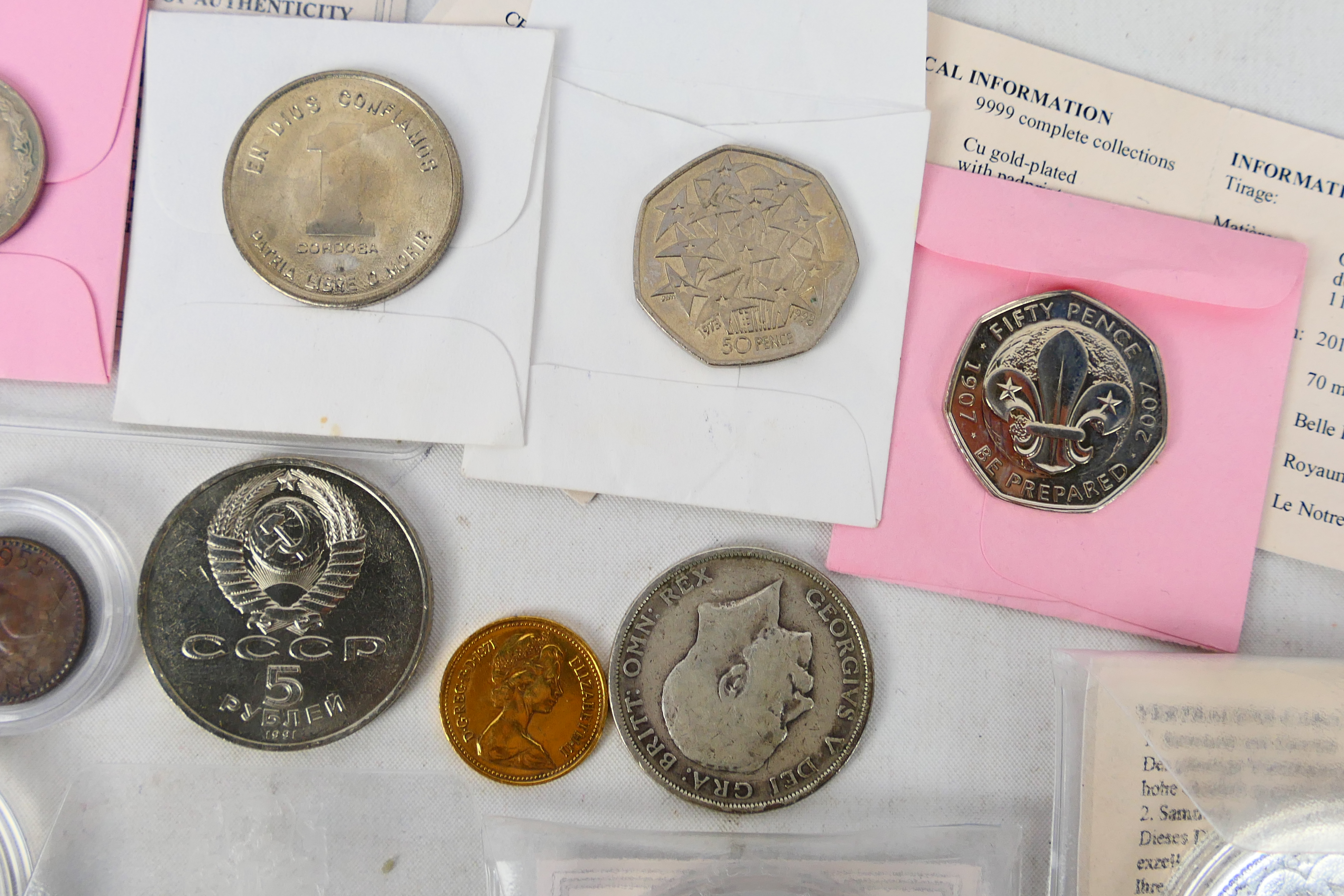 Various coins and commemoratives, UK and - Image 7 of 7