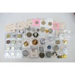 Various coins and commemoratives, UK and