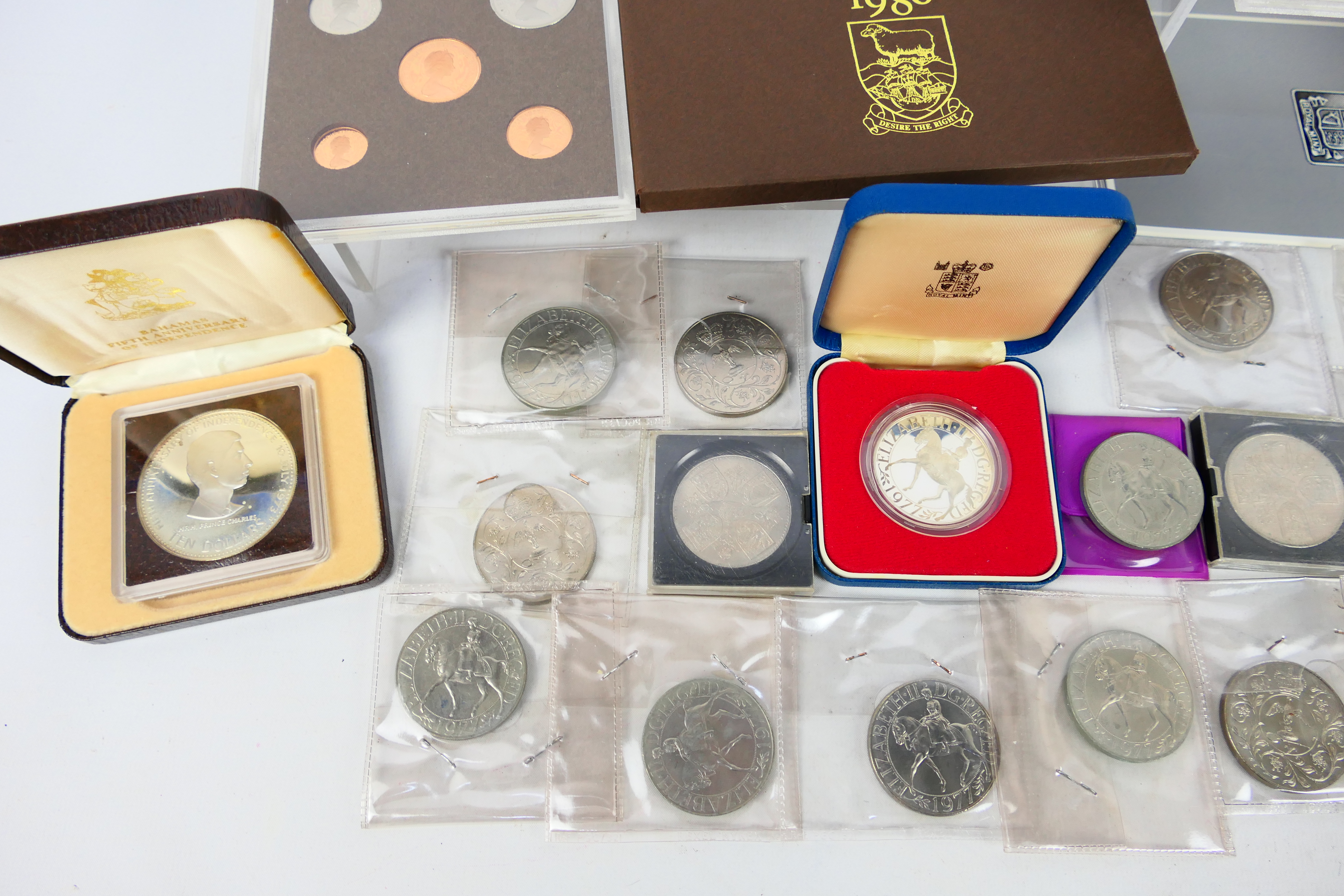 Lot to include coin sets for Jersey, Sie - Bild 5 aus 7