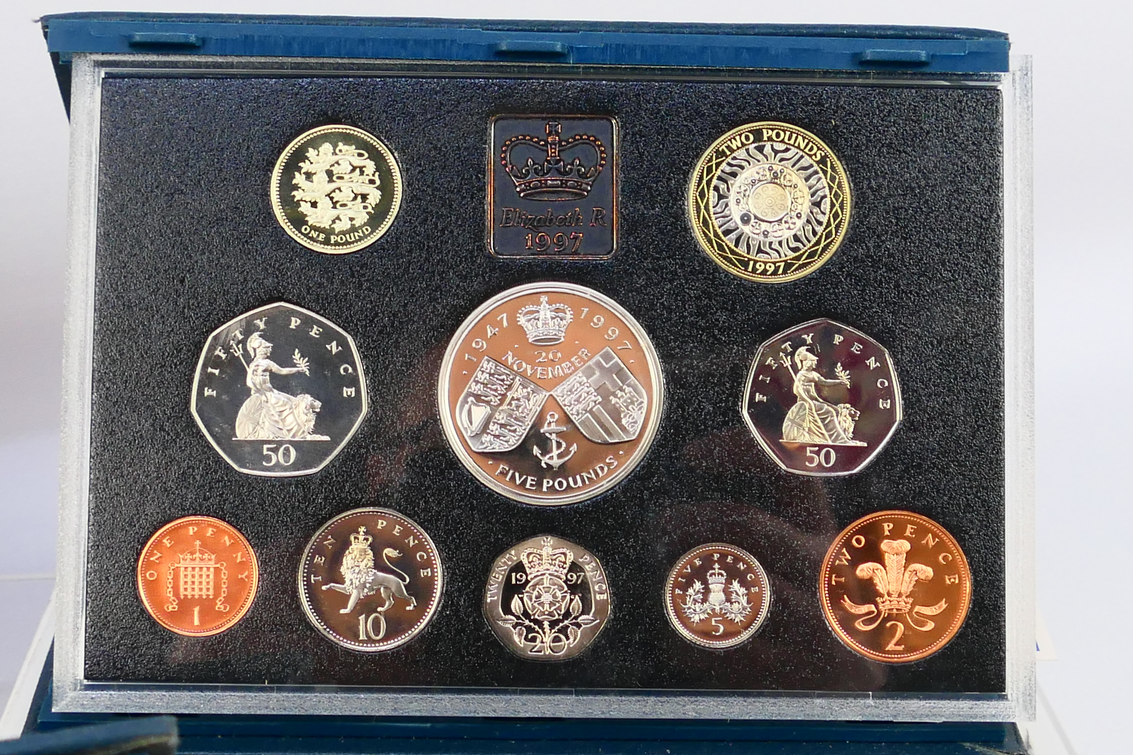 Six Royal Mint Proof Coin Sets comprisin - Bild 7 aus 7