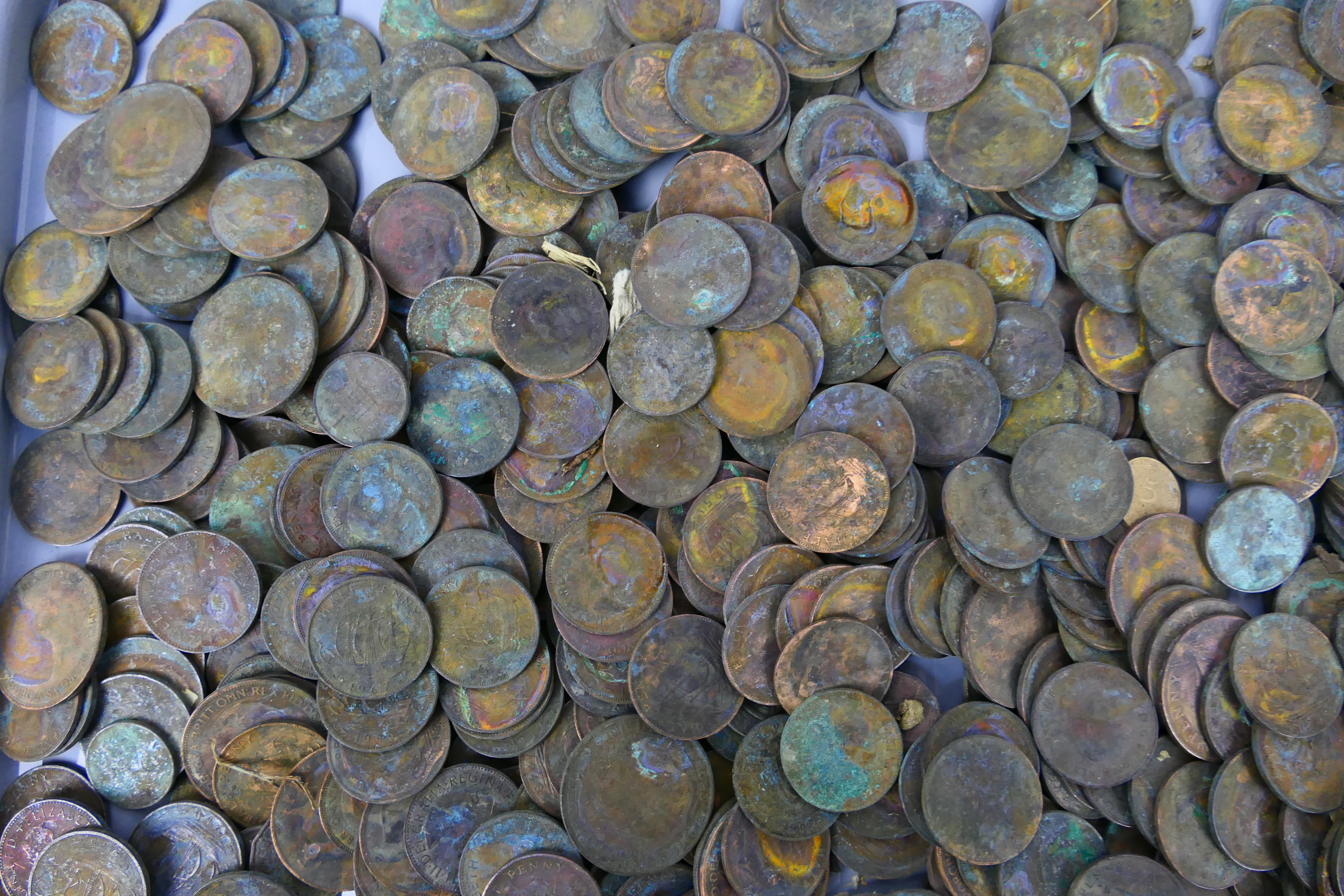 A large quantity of pre-decimal coinage, - Bild 3 aus 5