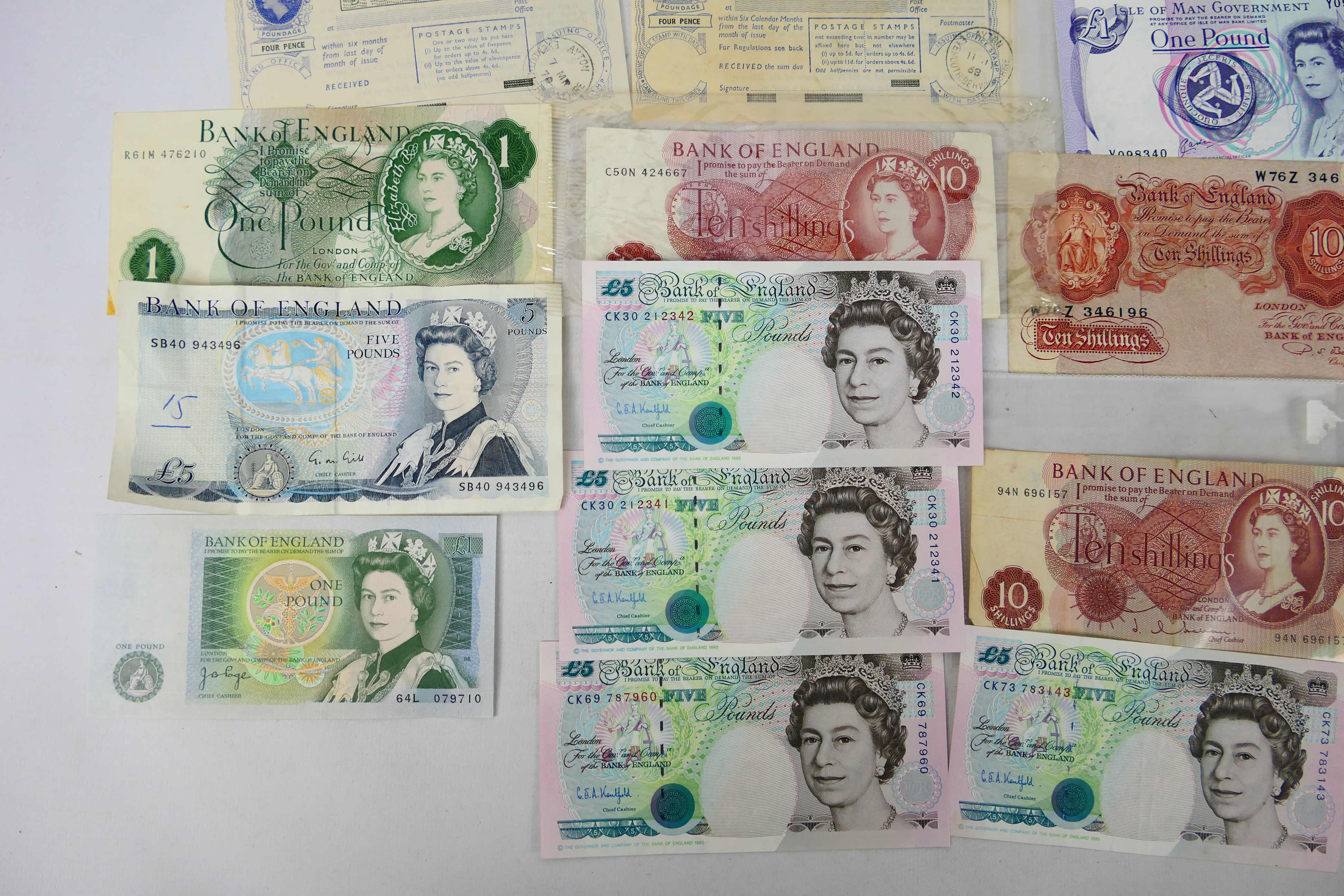 A collection of Bank Of England notes to - Bild 2 aus 12