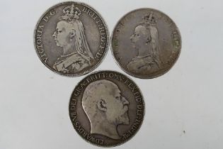 Victoria, Crown, 1889 and Double Florin