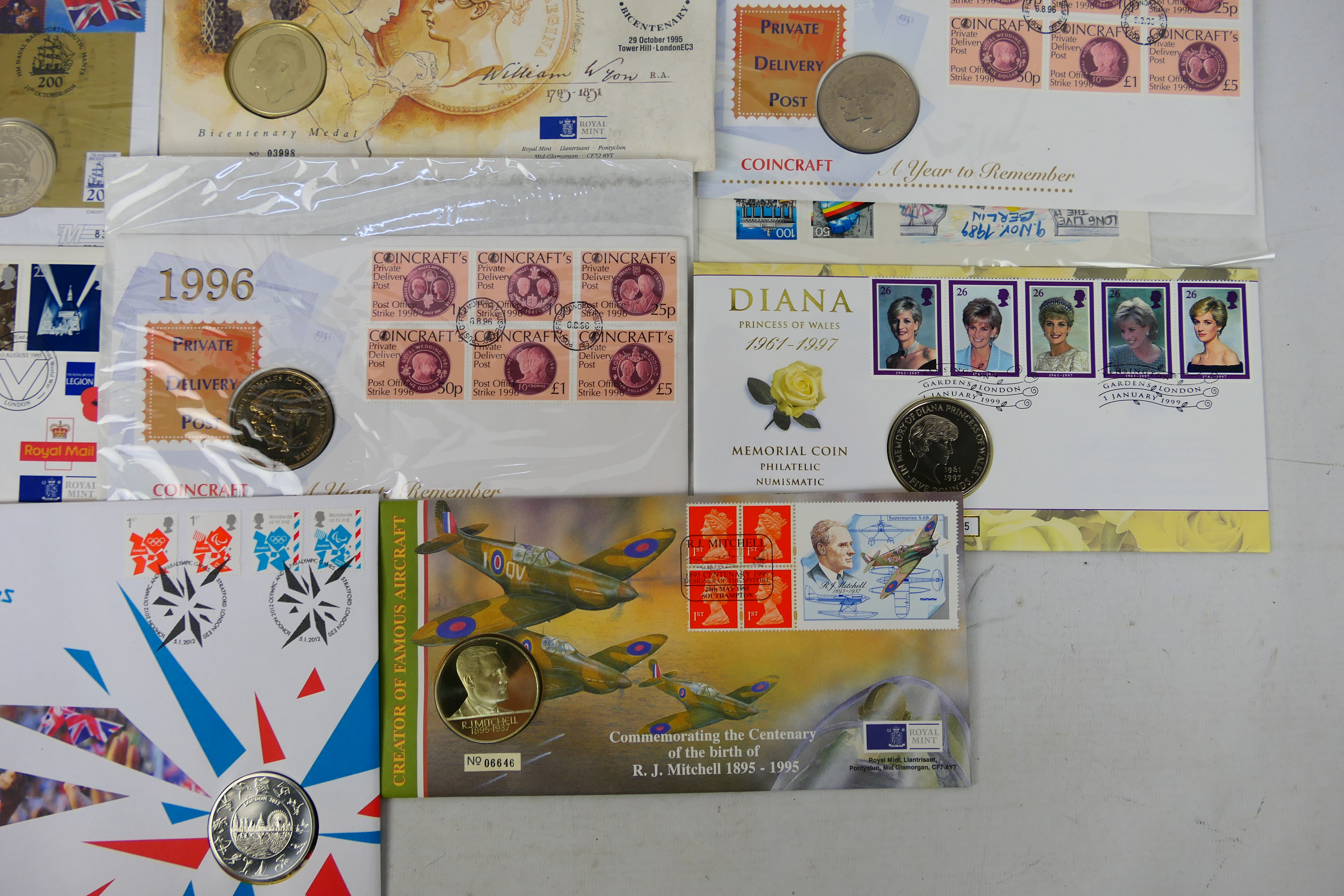 A collection of philatelic numismatic co - Image 6 of 7