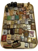Large collection of vesta cases and match holders.