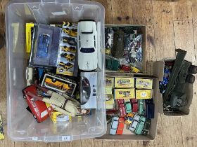 Collection of Diecast model cars including Corgi, Dinky Early Yesteryear, etc.