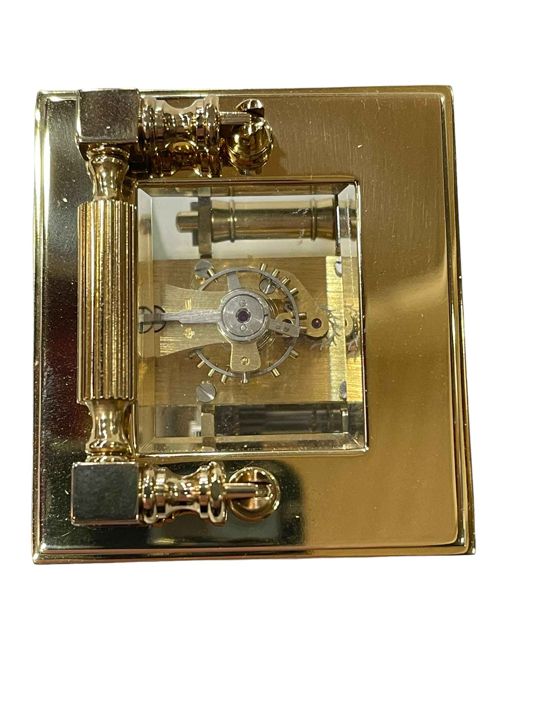 Good quality small modern French carriage clock. - Image 3 of 3