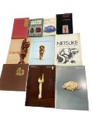 Ten various books and catalogues on Netsuke including Netsuke by Louise O'Brien and Netsuke by