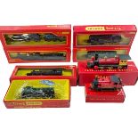 Eight Hornby Triang models of steam Locomotives.