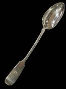 Victorian silver fiddle pattern serving spoon, Exeter 1839, 30cm.