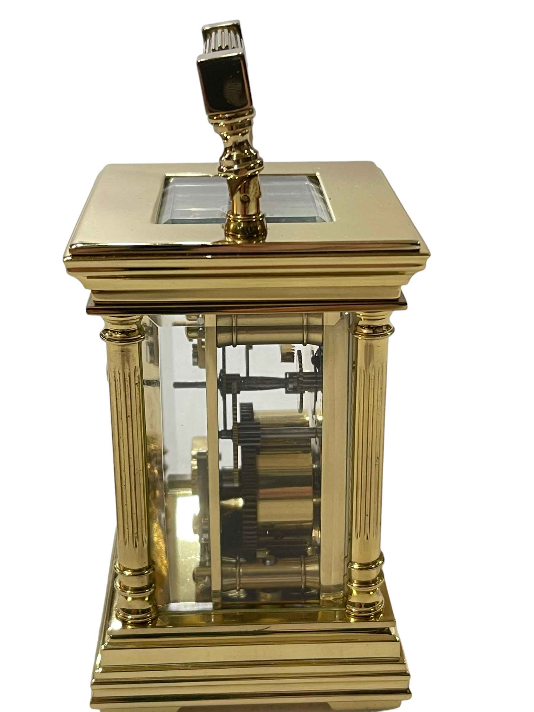 Good quality small modern French carriage clock. - Image 2 of 3