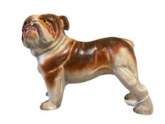 Cast metal model of a Bulldog.