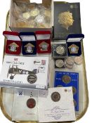 Collection of coin packs including The Fourth Circulating Coinage Portrait Final Edition,