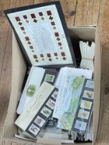 Collection of loose and presentation pack face value stamps (approx £110),