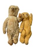 Two vintage Steiff? teddy bears.