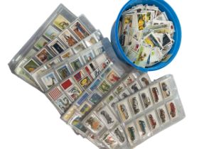 Collection of cigarette cards, etc.
