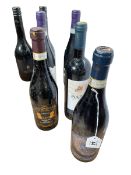 Seven bottles of Castellorf Barolo 2017, Barsari Amarone Della Valpolicella 2017, etc.