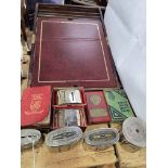 Remy Martin Cognac writing desk, Post Office and Bank money savings boxes, etc.
