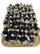 Sixty KLM Bols houses.