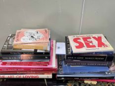 Collection of erotica books including Playboy 50 years The Photographs, etc.