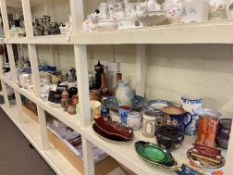 Large collection of decorative pottery, Maling, Poole, Carlton Ware, Ringtons, terracotta wares,
