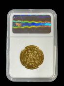 2016 United Kingdom .375 gold coin, PCCB certified.