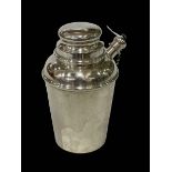 American sterling silver cocktail shaker, 13.5cm.