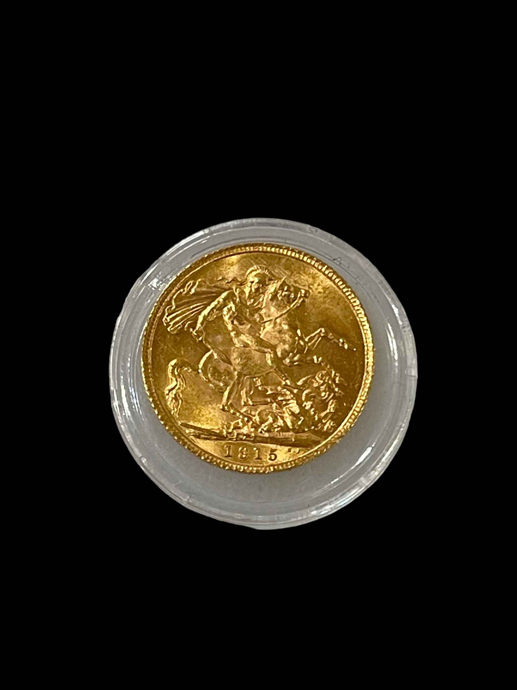 George V gold sovereign, 1915.