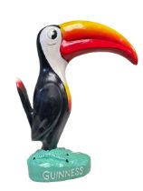 Toucan figure marked Guinness, 41cm.