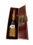 Boxed Pol Roger 1979 champagne.