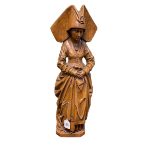 Ornate sculpture of a nun. 60cm.