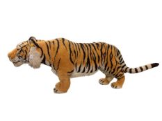 Steiff Bengal Tiger, approximately 215cm by 75cm by 34cm.