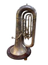 B Flat Boosey & Hawkes tuba, 102cm high.