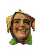 Large Royal Doulton Jester wall face mask, 28cm high.