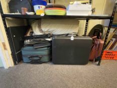 Leather travel cases, golf clubs, portfolio cases, quilt, tripod stands, etc.