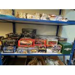 Collection of Diecast vehicles including Burago, Matchbox, etc.