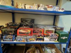 Collection of Diecast vehicles including Burago, Matchbox, etc.