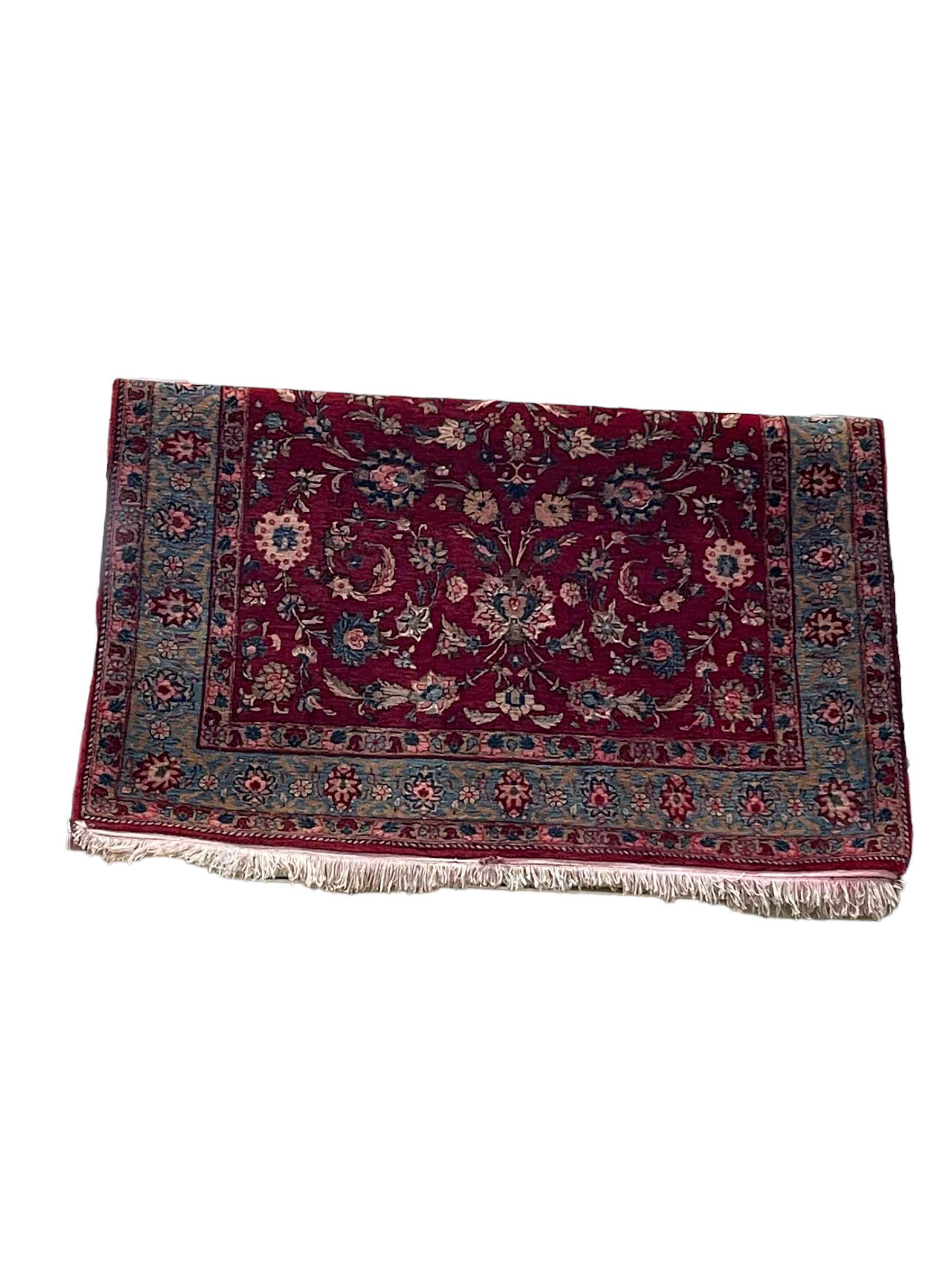 Hand woven Iranian rug, 2.20 by 1.37.