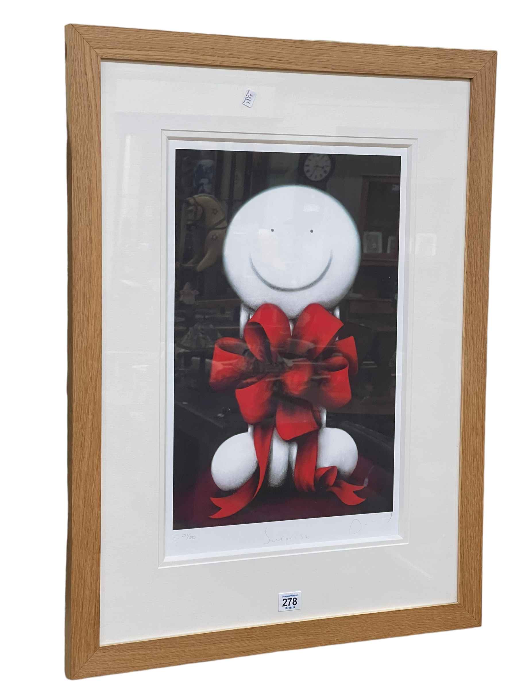 Doug Hyde, Surprise, limited edition giclee on paper, signed, titled and numbered 257/295,