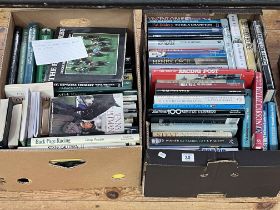 Collection of horse racing interest books.