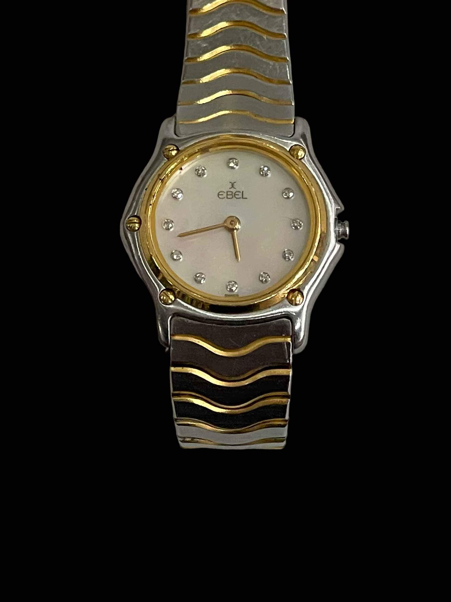 Ebel ladies two tone, 18 carat gold and stainless steel, - Image 2 of 2