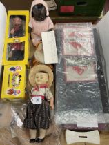 Pelham Puppet Witch and Cat, coloured doll, board games, etc.