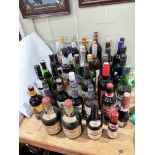 Collection of spirits, wine, beer etc including Campari, Gordon's Gin, Bergarac 2016,