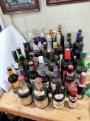 Collection of spirits, wine, beer etc including Campari, Gordon's Gin, Bergarac 2016,